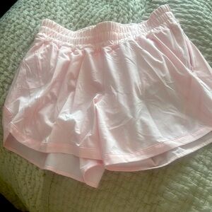 Lululemon pink short size 8 long